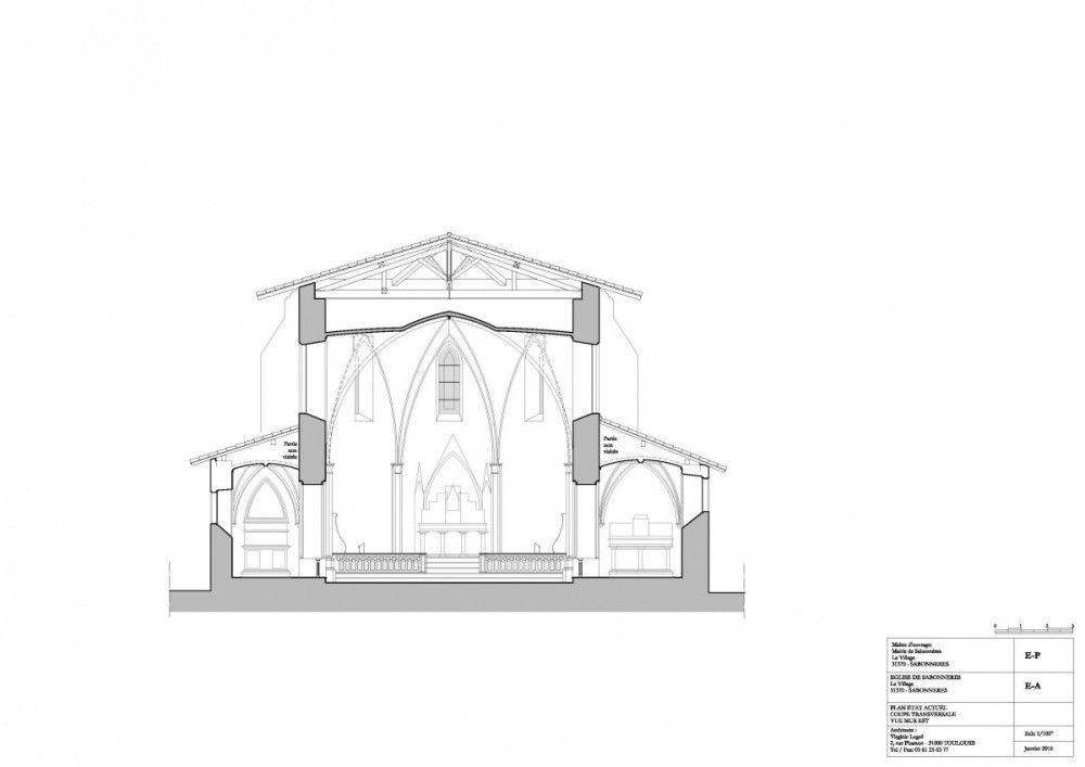 Restauration de Monuments historiques à Toulouse - Église Saint Germain de Sabonneres (31)