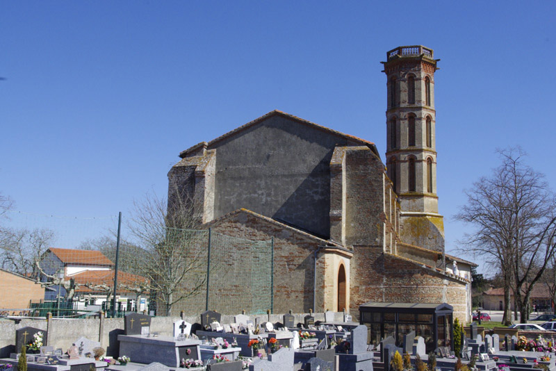 Restauration de Monuments historiques à Toulouse - Église de Berat (31) – Restauration générale 