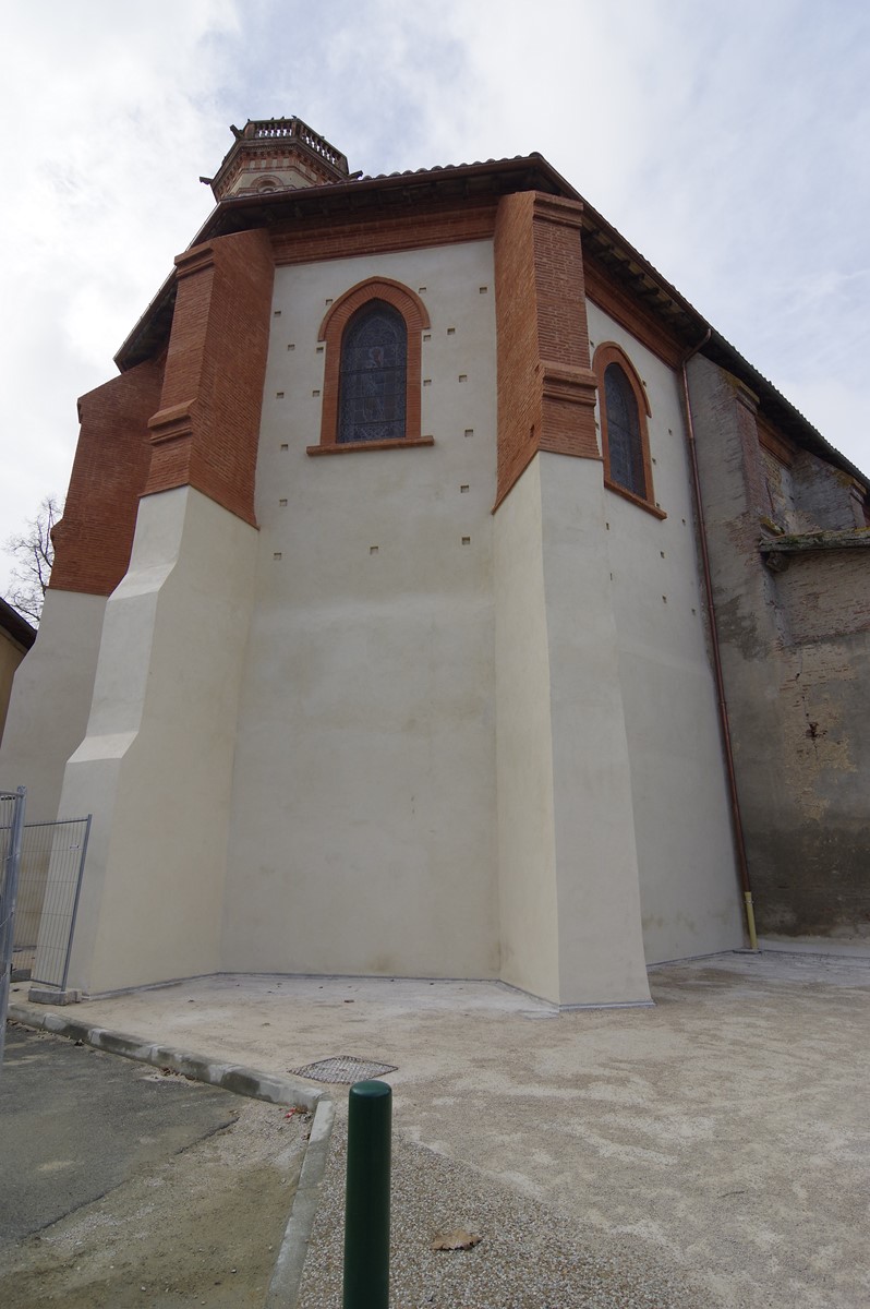 Restauration de Monuments historiques à Toulouse - Église de Berat (31) – Restauration générale 