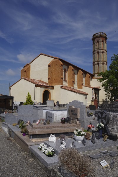 Restauration de Monuments historiques à Toulouse - Église de Berat (31) – Restauration générale 