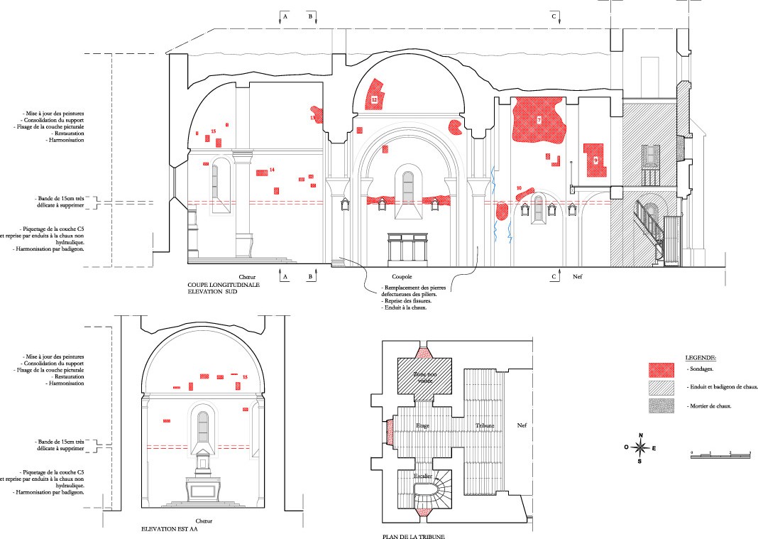 Restauration de Monuments historiques à Toulouse - Église de Saint Meard de Drone (24)