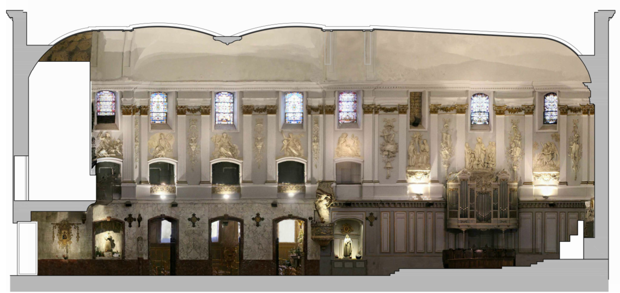 ÉGLISE SAINT JÉRÔME - RESTAURATION ET GRANDS VAISSEAUX TOULOUSE (31)