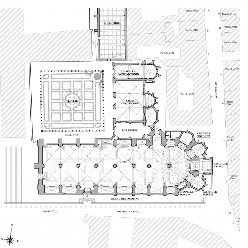 Restauration de Monuments historiques à Toulouse - Les Jacobins (31)