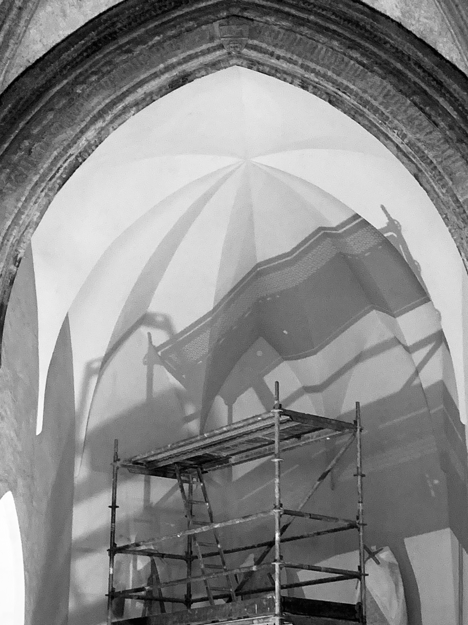 Restauration de Monuments historiques à Toulouse - Musée des Augustins (31) – Réfection des enduits des salles gothiques