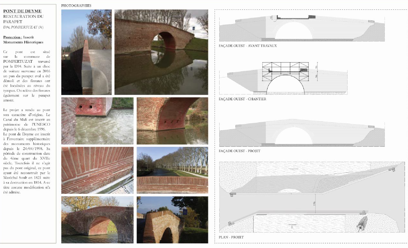 Études urbaines à Toulouse - Pont - Deyme 31