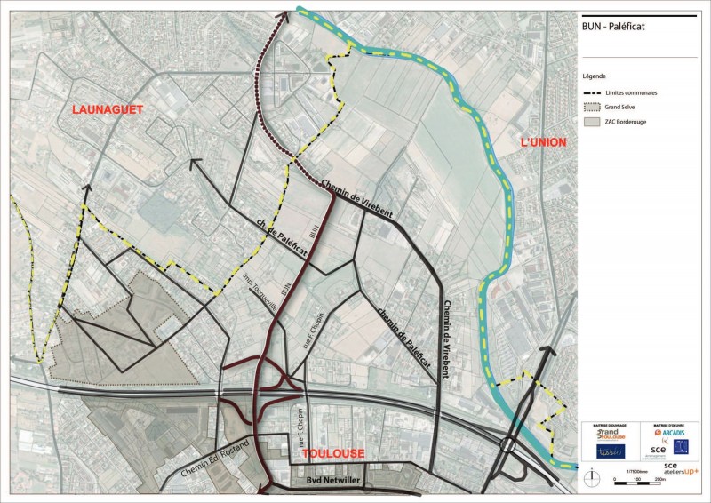 Opération d’aménagement paleficat 2 Études urbaines à Toulouse - Opération d’aménagement Paleficat