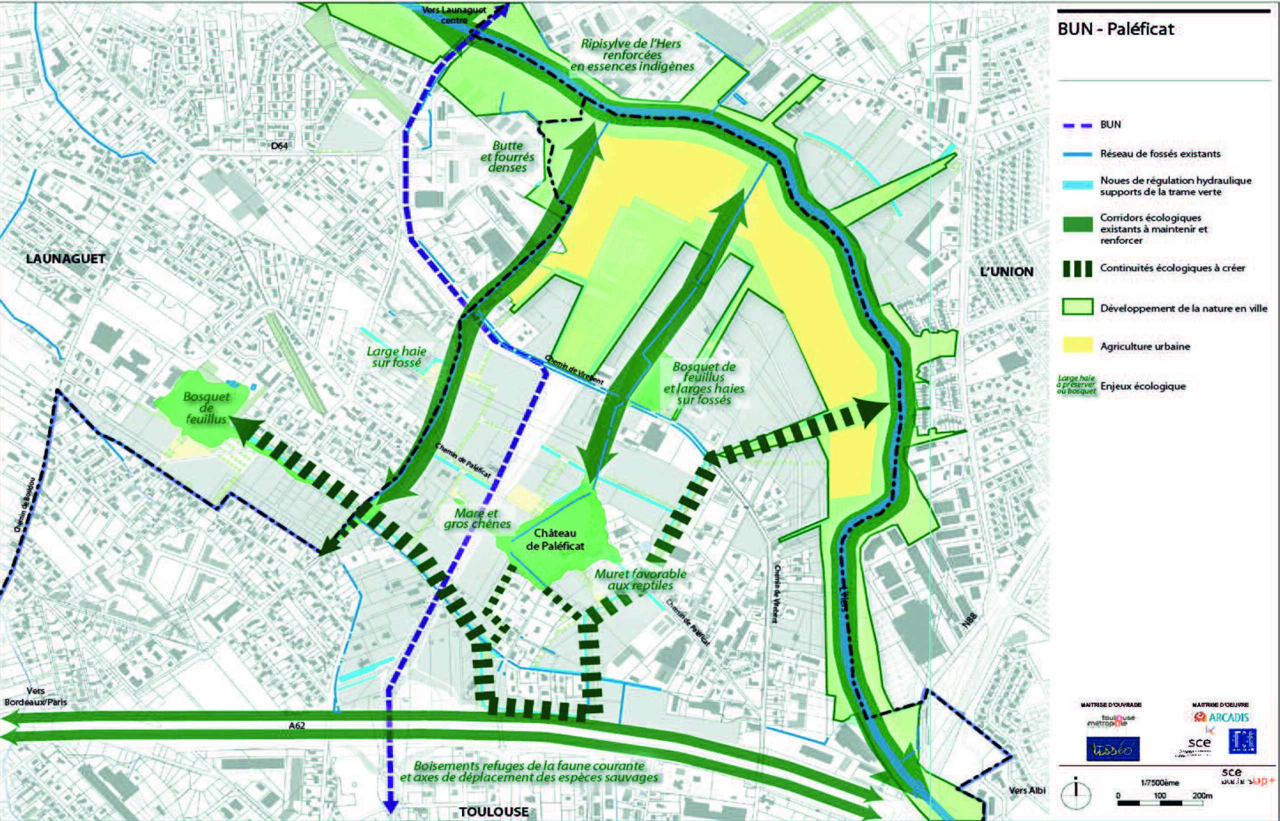 Études urbaines à Toulouse - Opération d’aménagement Paleficat 