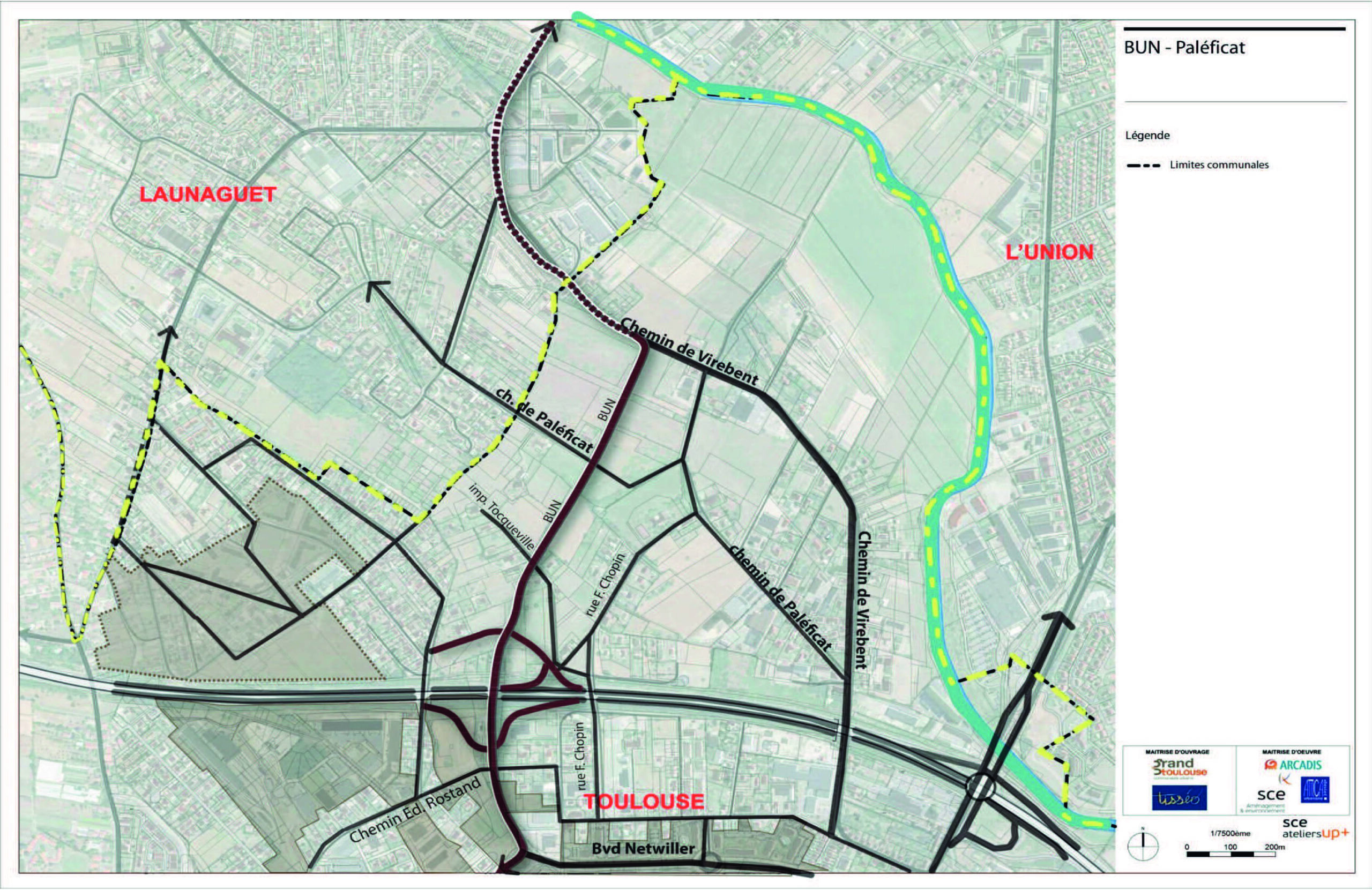 Études urbaines à Toulouse - Opération d’aménagement Paleficat 