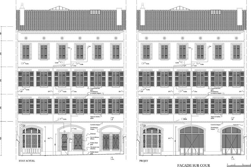 Réhabilitations patrimoniales - Restructuration un ancien cabinet médical