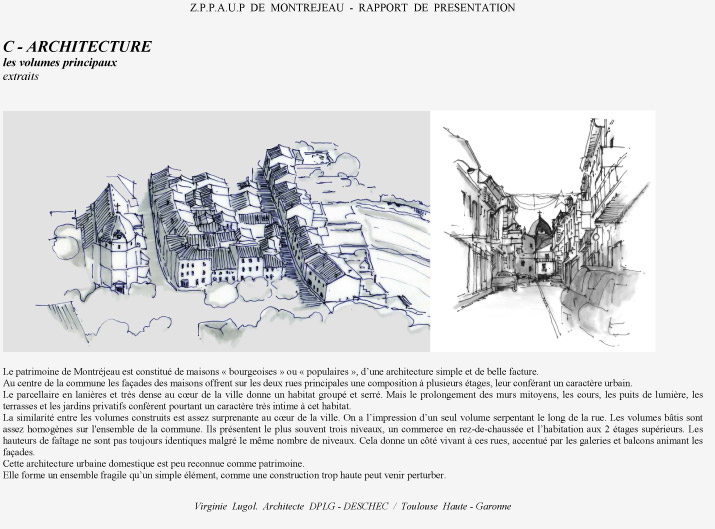 Études urbaines à Toulouse - ZPPAUP Montréjeau – 31